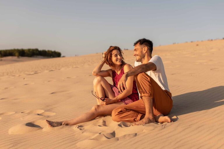 Couple dunes Camping du Braou