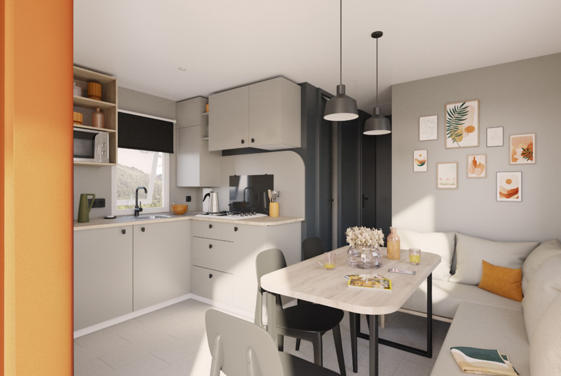 PRIVILÈGE – Mobil-home – 27m² – 6 pers. avec climatisation